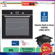 Lebensstil Electric Built In Oven With 10 Function (60 cm/80 L) LKBO-8010