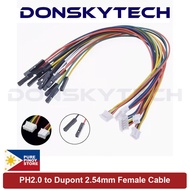PH2.0 to Dupont 2.54mm Female Motherboard Adapter Wire Cable 2P 3P 4P 5P 6P 20cm