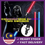 Star wars Lightsaber Props Laser Sword Kids Toys Sword LED Light Connectable Lightsaber sword Pedang