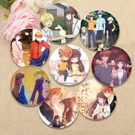 Fruits Basket Badge Anime Lapel Pins Souma Kyo Honda Tohru Cartoon Brooches for Backpack Clothes Acc