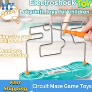 Labyrinth Games Circuit Maze Games Electric Shock Touch Maze Puzzles Science DIY Experimental Toys