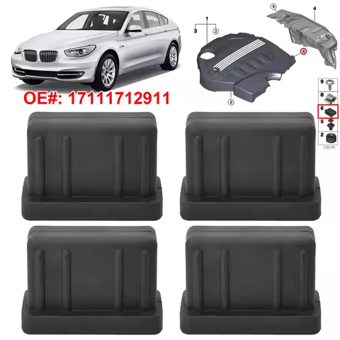Rubber Radiator Mount Upper Engine For BMW 4 5 6 Series F32 F33 F36 F82 M4 E32 E34 E39 E61 E60 E63 F