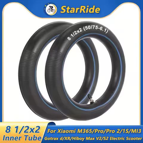 1/2pcs 8 1/2x2 Inner Tube for Xiaomi M365 1S MI3 Lite Pro2 Gotrax Gxl V2 Electric Scooter 50/75-6.1 
