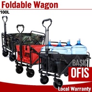 5inch 7inch Foldable Outdoor Shopping Utility Camping Trolley Wagon