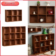 [pugwsl] Wooden Display Shelf Wall Mounted Decorative Decoration Floating Shelf for Cups Teaware Col