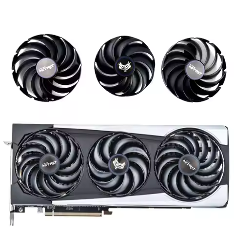 NEW 3FAN 87MM 95MM Sapphire RX6900 XT GPU Fan For Sapphire NITRO+AMD Radeon RX 6700 6800 6900 XT Gra