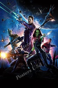 Marvel Guardian of The Galaxy Textless Movie Poster XFIL (Premium Canvas ()) gift idea