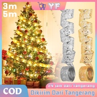 Christmas Tree Light Ribbon / LED Tree Decoration Light Ribbon Christmas Tree Decoration