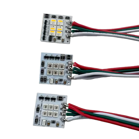 DC24V 10W/20W WS2811-RGB /10W UCS2904-RGBW(3000K) IC LED Pixel Module IP20 Smart COB Pixel Light 3Pi
