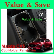 Mazda CX-5 KF CX5 Accessories 2018 - 2025 Center Console Water Cup Holder Panel Trim Cover Interior 