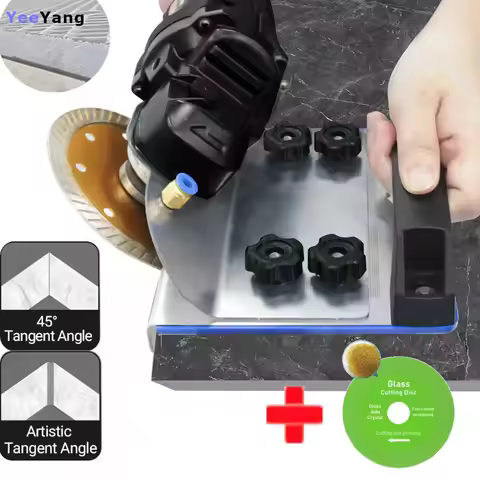 Cutting tiles 45 degree Tile Edge polishing Angle Grinder Stand For Tile 45 Chamfer Tiles Tool