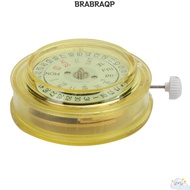 BRABRAA Cal.8205 Watch Movement, Metal Dual Calendar 3 Hands Dual Day Date Movement, Gold Domestic M
