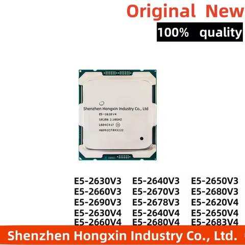 1 piece E5-2620 2630 2640 2650 2660 2680 2670 2690V3 2683 2687WV4CPU