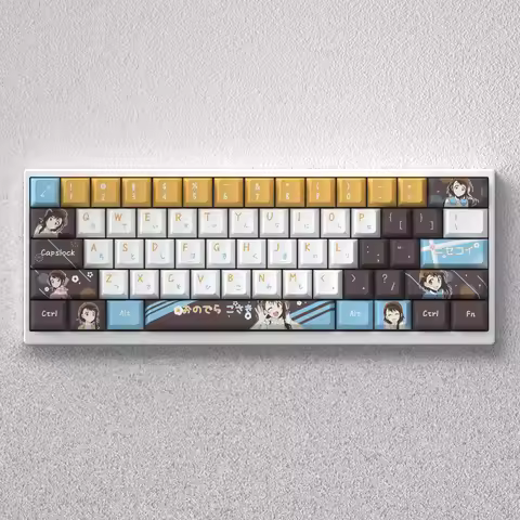 Anime Keycaps Onodera Kosaki 73/98 Keys PBT Dye Sublimation Cherry Height Side Print Backlight for M
