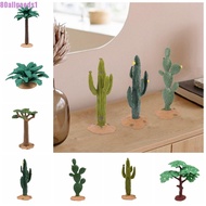 USNOW1 Artificial Plant Cactus, Cute Plastic Artificial Tree Model, Green Plant Model Realistic DIY 