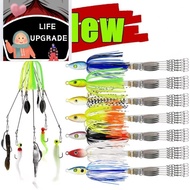 TTmixToolsTeam Alabama Rig Fishing Lure, Spinner Umbrella Soft Swimbait, Swimming Spoon