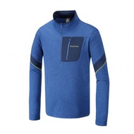 [Mountain Forest] 42P01 88 Blue Male Cloud Knitted Half Placket Thermal Top Autumn Winter Mountneer