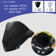 For Yamaha MT03 MT 03 MT25 MT 25 2020 2021 Motocycle Windscreen Windshield Motorcycles New Accessories Windshield PC