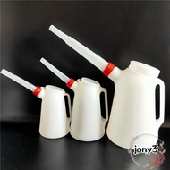 JONY Spout Container Oiler, with Pouring 1.2/2/3/4/5 Litre Oil Measuring Jug, Universal Plastic Oil 