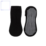 sujianxia|  Cushioned Arch Sports Socks Arch Support Socks High Quality Anti-skid Trampoline Socks for Adults Dotted Sole Yoga Socks with Silicone Grip Bottom for Shock for Home
