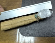 彩虹雙尖水晶+祖母綠原礦，手柄係秘魯聖木，本店DIY，香港手作。可觀塘店自取。