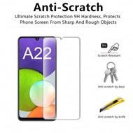 LAYAR Tempered Glass SAMSUNG A22 5G Anti-Scratch Clear Screen Protector Screen Guard Protector Handp
