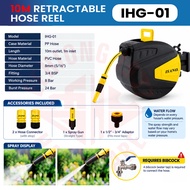 ISANO IHG-01 IHG-02 IHG-03 IHG-04 10m 20m 30m Automatic Retractable Hose Reel 10 METER 20 METER AUTO