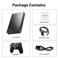 ASFTH HDD เกมแบบ Hyperspin 3T80000 + เกมย้อนยุคสำหรับ PS3/PS2/PS1/MAME/Wi/Wii/Wiiu/ ฮาร์ดไดรฟ์เกมพกพ