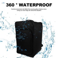 1 Piece Cajon Bag Cajon Backpack Black Oxford+Cotton with Handle and Shoulder Strap, Cajon Accessori