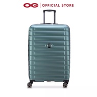 Delsey Paris Shadow 5.0 75cm 4 Double Wheels Expandable Trolley Case - Green