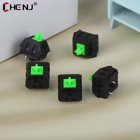 5pcs Green RGB Switches For Razer Blackwidow Chroma Gaming Mechanical Keyboard And Others With 4pin 