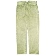 WTAPS 21AW 日本製造 藍色寬鬆牛仔褲 01 / 長褲 / 棉質牛仔布 寬鬆牛仔褲 212WVDT-PTM05 01(S) 橄欖綠 錐形拉鍊牛仔褲 [二手] [WTAPS]