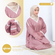 Qiraa - Dannis (Rose) Telekung Work - Telekung Travel Without Head - Abaya Muslimah Jubah Solat