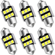 AUXLIGHT 6614 6641 6612F 6615 F30-WHP TS-14V1CP 29MM 1.14”Festoon LED Interior Light Bulbs 6000K Xen