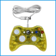 For Xbox 360 Transparent Gamepad Wired Game Controller Joypad Video Game PC Joystick Gamepad Console Game Accessor hjusg