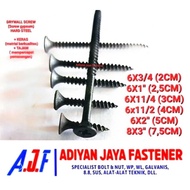 GYPSUM SCREWS /DRYWALL (6X3/4 or 2cm)-(6X1" or 2.5cm)-( 6X11/4 or 3cm)-( 6X11/2 or 4cm)-( 6X2" or 5c