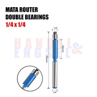 Mata Router HPL Trimmer Profil Kayu Double Bearring HPL Kayu Potong