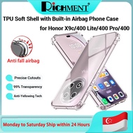 RICHMENT Transparent TPU Soft Shell with Built-in Thickened Airbag Phone Case for Honor X9c/ X9D /40