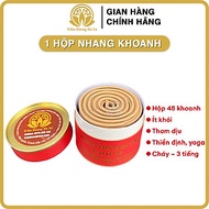 Nhang khoanh trầm hương xông nhà 100g đồ thờ cúng phong thủy thu hút tài lộc thanh lọc không khí, an