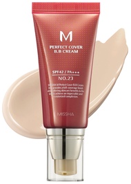 MISSHA M Perfect Cover BB Cream No.23 Natural Beige for Light with Neutral Skin Tone SPF 42 PA+++ 1.