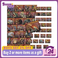 60pcs Prehistoric Extinct Animals Cartoon Sticker DIY Scrapbooking Sticker Creative Small Gifts
