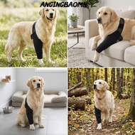 ANGINGBAOMN Hock Joint Support, Neoprene Breathable Dog Thigh Brace, Stable Support Flexible Black A