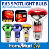 R63 Energy Saver Halogen E27 60W Reflector Colorful Bulb Spot Lamp Heat Spotlight Livestock Artifici
