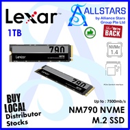 (ALLSTARS : We are Back / DIY Storage Promo) LEXAR NM790 1TB PCIe Gen4x4 NVME M.2 SSD(Warranty 5year