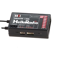 ตัวรับ PWM HR7E ELRS 8 Channel 2.4GHz สำหรับเครื่องบินบังคับระยะไกลพร้อม DC4.5-74V ควบคุมระยะไกล