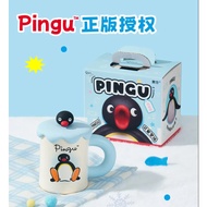[Ready Stock] Milk Huhu Super Cute PINGU Penguin Ceramic Mug Home Office High-Value Water Cup Girl B