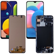 Original For Samsung Galaxy A30S A307 LCD Display Screen With Frame Display Touch Screen Parts
