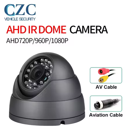 Indoor AHD Camera 1MP 1.3MP 2MP High Resolution 24pcs IR LED Nightvision AHD Camera Analog High Defi