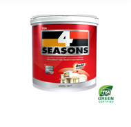 สีทาบ้าน สีอะคริลิค TOA 4 Seasons (18.9 ลิตร) สีน้ำ สำหรับทาภายนอกและภายใน ชนิดด้าน  (18.9ลิตร.) A10
