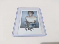 日本女優友田彩也香 Ayaka Tomoda 一張簽名拍立得即影即有相